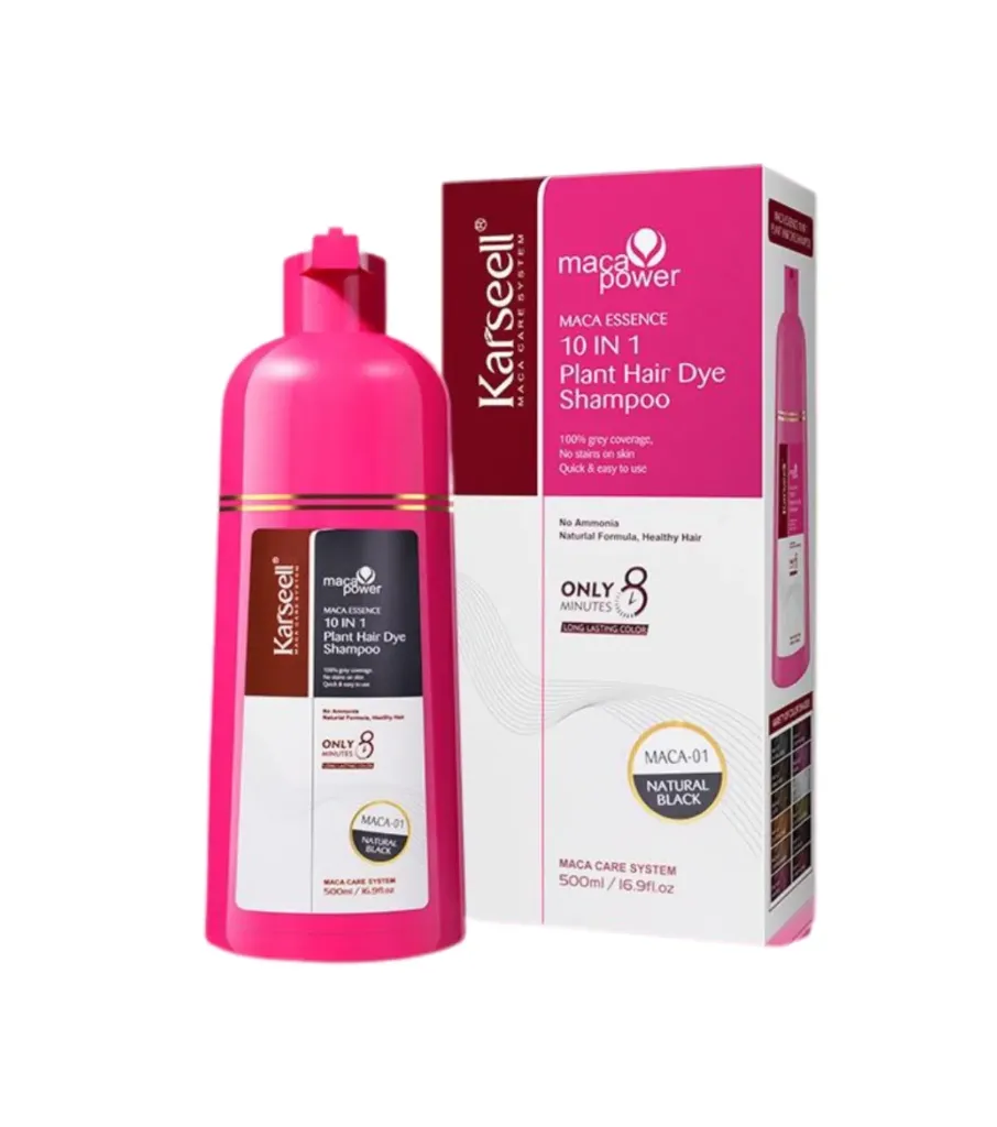 Champú con tinte vegetal 10 en 1 de Karseell (MACA-04 Golden Blonde)